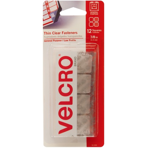 Velcro Sticky-Back Hook and Loop Fastener Squares