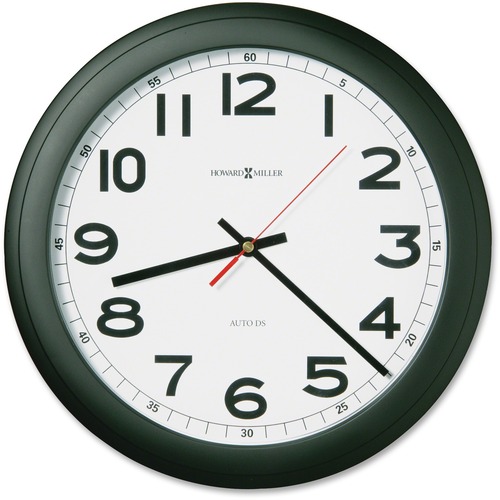 Howard Miller Norcross Auto Daylt-Savng Wall Clock