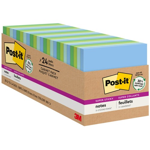 Post-it Post-it Super Sticky Bora Bora Notes