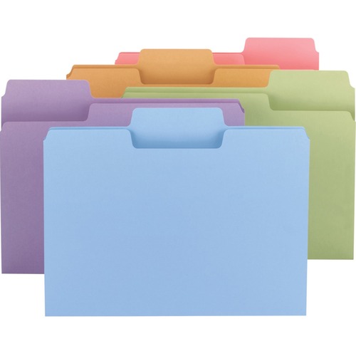 Smead Smead 11927 Assortment Colored SuperTab File Folders with Oversized Ta