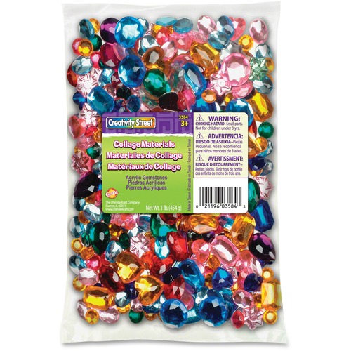 ChenilleKraft Acrylic Gemstones Classpack - 1 Pound