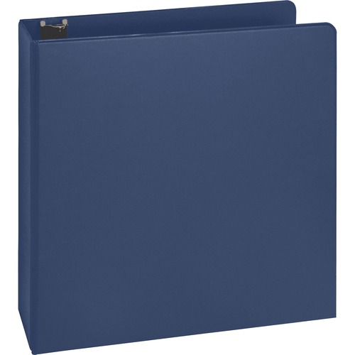 Business Source Basic Round Ring Binder with Pockets