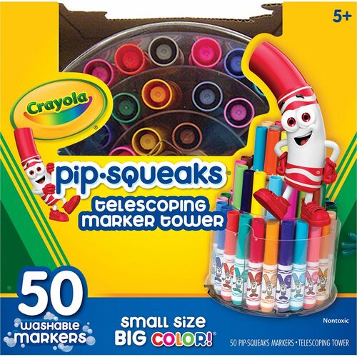 Crayola Crayola 50ct. Pip-Squeaks Telescoping Marker Tower
