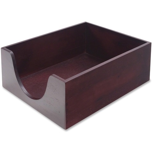 Carver Carver Double Deep Wood Desktop Tray