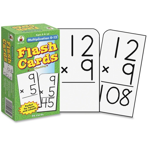 Carson-Dellosa Multiplication 0-12 Flash Card Set
