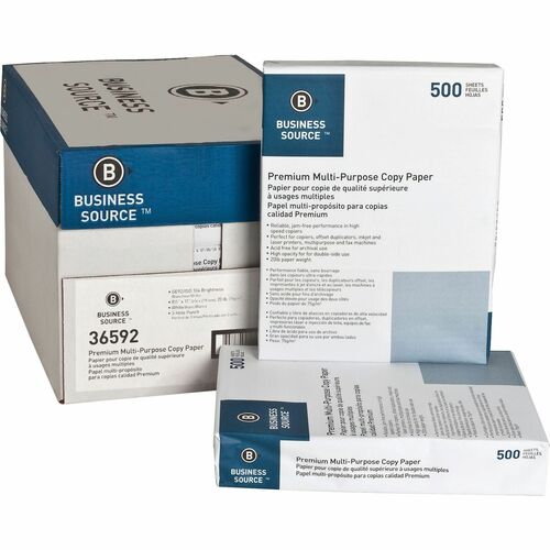 Business Source Punched Multipurpose Paper