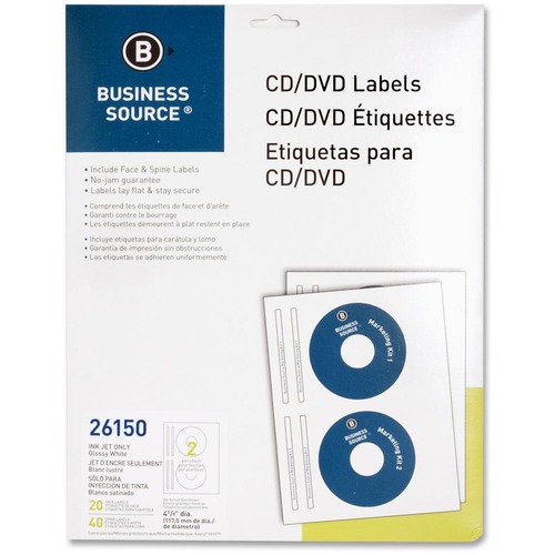 Business Source Business Source CD/DVD Inkjet Label