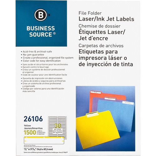 Business Source Business Source File Folder Label
