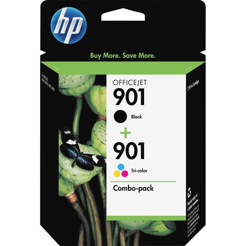 HP HP 901 2-pack Black/Tri-color Original Ink Cartridges
