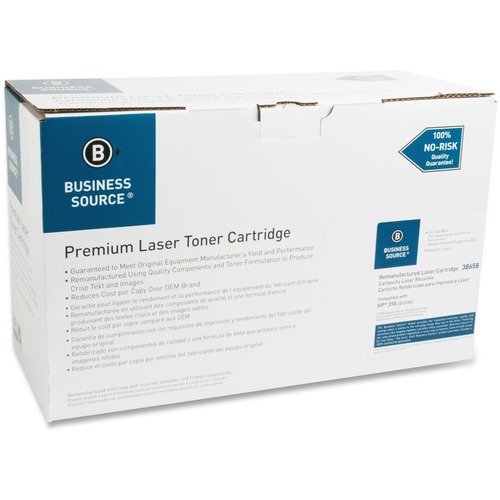 Business Source Remanufactured Toner Cartridge Alternative For HP 39A