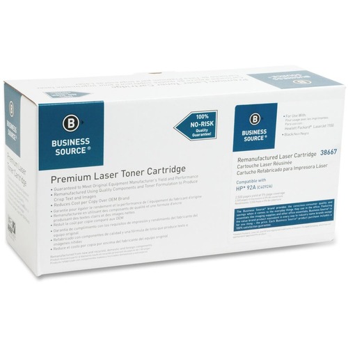 Business Source Remanufactured Toner Cartridge Alternative For HP 92A