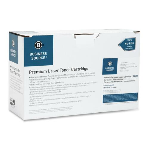 Business Source Remanufactured Toner Cartridge Alternative For HP 64A