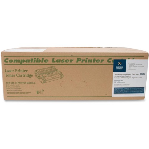 Business Source Remanufactured Toner Cartridge Alternative For HP 43X