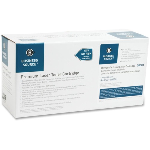 Business Source Remanufactured Toner Cartridge Alternative For Brother