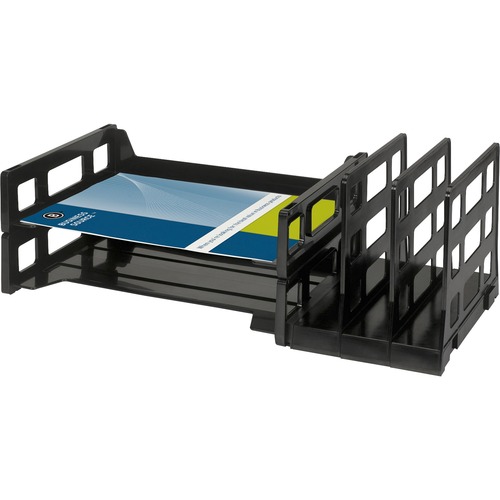 Business Source Business Source Combo 2-Tray Vertical Organizer