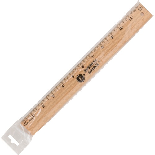 Business Source Business Source Ruler with Brass Blade