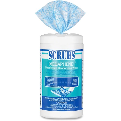 Scrubs Medaphene Disinfectant Wipes