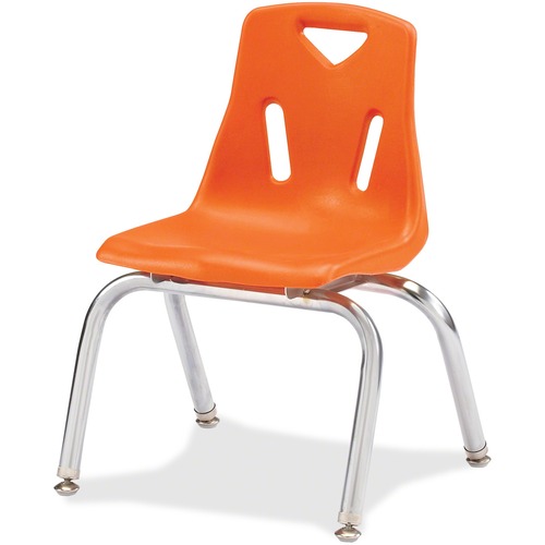 Jonti-Craft Berries Plastic Chairs w/Chrome-Plated Legs