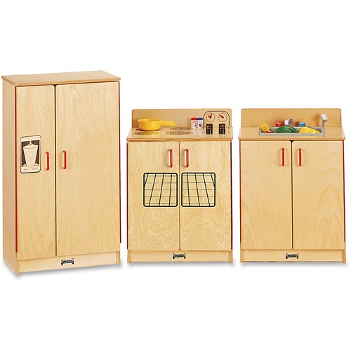 Jonti-Craft - Natural Birch 3-pc Play Kitchen Set