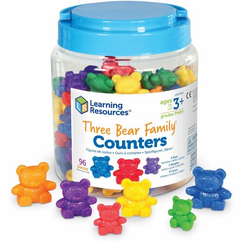 Three Bear Family Three Bear Family Counters Rainbow Set