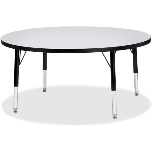 Berries Berries Elementary Height Gray Top Color Edge Round Table