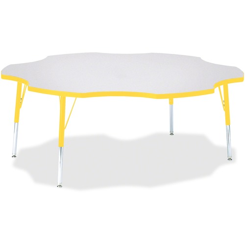 Berries Elementary Height Prism Six-Leaf Table