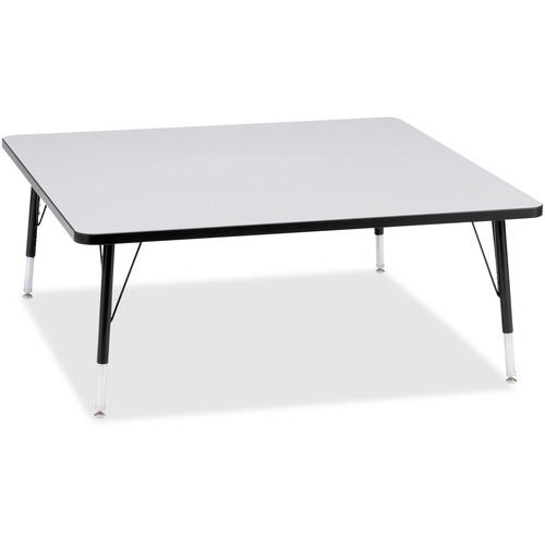 Berries Toddler Height Gray Top Rectangle Table