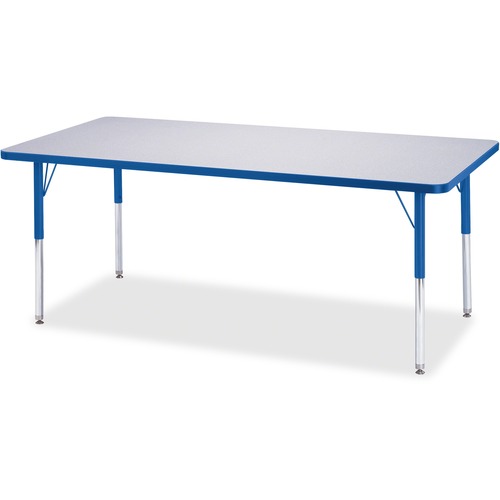 Berries Elementary Height Color Edge Rectangle Table