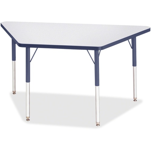 Berries Berries Adult-sz Gray Laminate Trapezoid Table