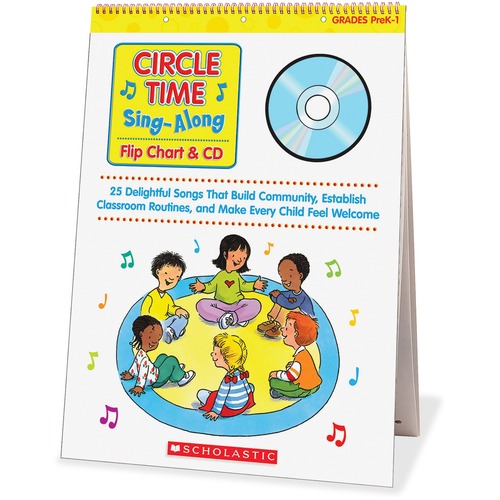 Scholastic Scholastic Circle Time Sing-Along Flip Chart & CD Education Printed/El