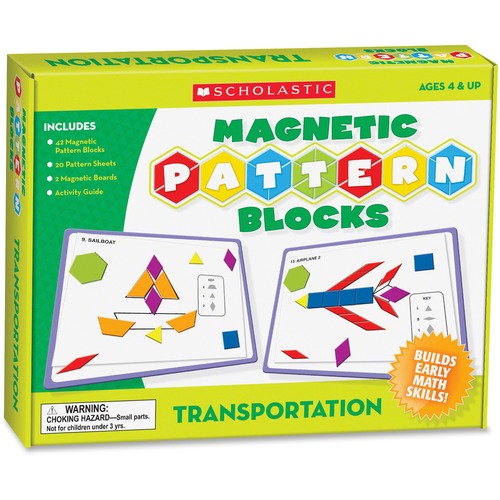 Scholastic Scholastic K-5 Magnetic Pattern Blocks