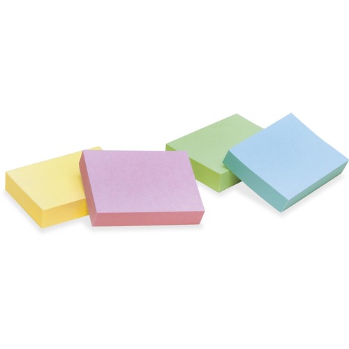 Redi-Tag Self-Stick Recycled Pastel Notes