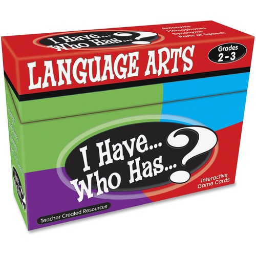 Teacher Created Resources Grades 2-3 Lang. Arts Game
