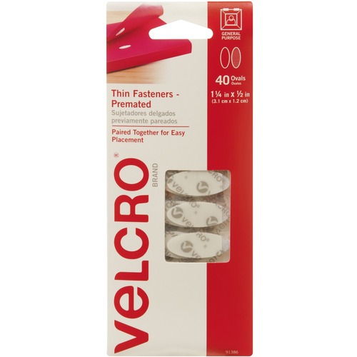 Velcro White Wafer-thin Fasteners