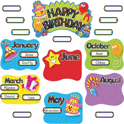 Trend Trend Birthday Festival Mini Bulletin Board Set