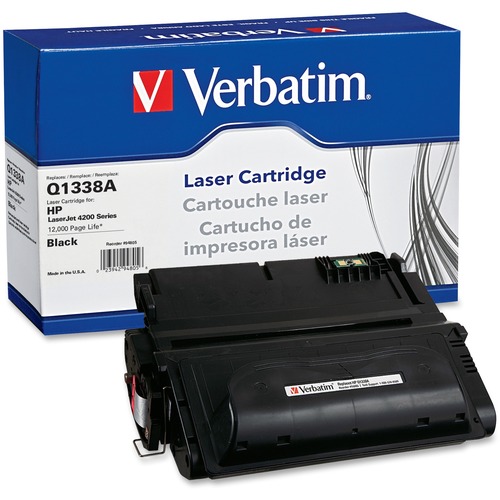 Verbatim Verbatim HP Q1338A Remanufactured Laser Toner Cartridge