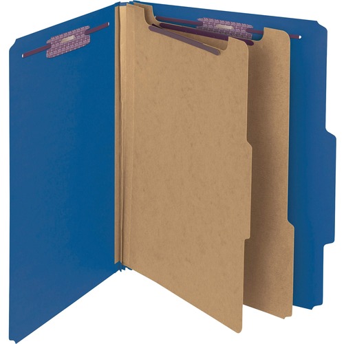Smead Smead 14200 Dark Blue PressGuard Classification File Folder with SafeS