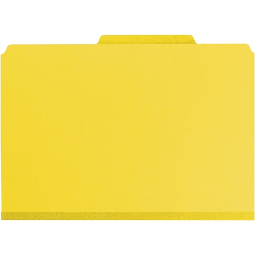 Smead 19203 Yellow PressGuard Classification File Folder with SafeSHIE