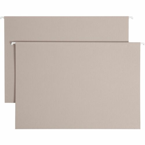 Smead Smead 64340 Steel Gray TUFF Hanging Box Bottom Folders with Easy Slide