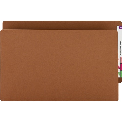 Smead Smead 73611 Redrope 100% Recycled End Tab Extra Wide Pocket