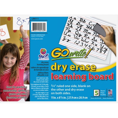 Pacon Pacon GoWrite! Dry Erase Learning Board