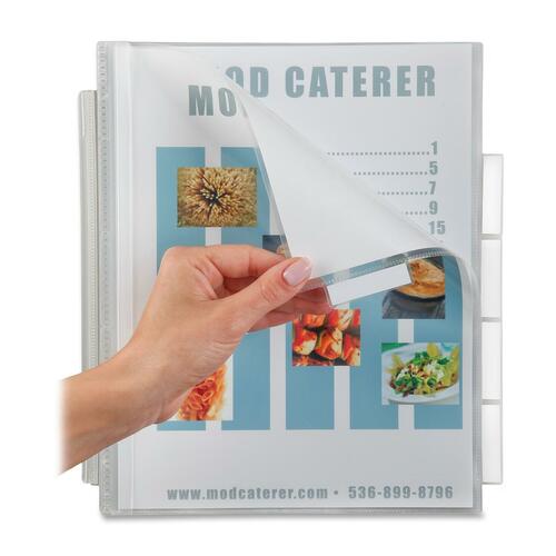 ESSELTE 10025 ESS10025  DISPLAY BOOK 5-TAB LTR CLEAR