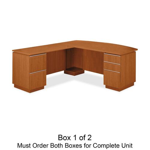 bbf bbf Milano 2 Series Left L Desk Box 1 of 2