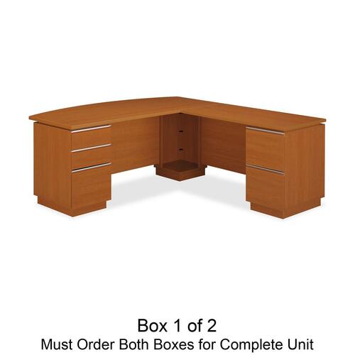 bbf bbf Milano 2 Series Right L Desk Box 1 of 2