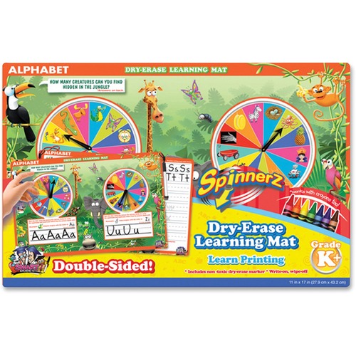 The Board Dudes The Board Dudes SpinnerZ Dry-erase Learning Mat
