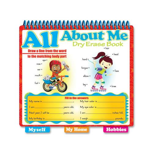 The Board Dudes Dry-Erase Learning Book Activity Printed Book