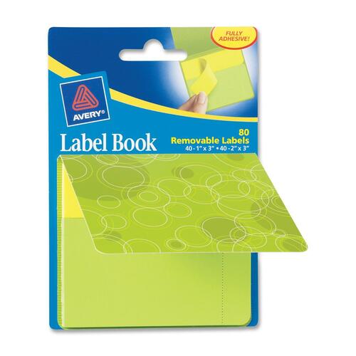 Avery Avery Green Circles Label Book