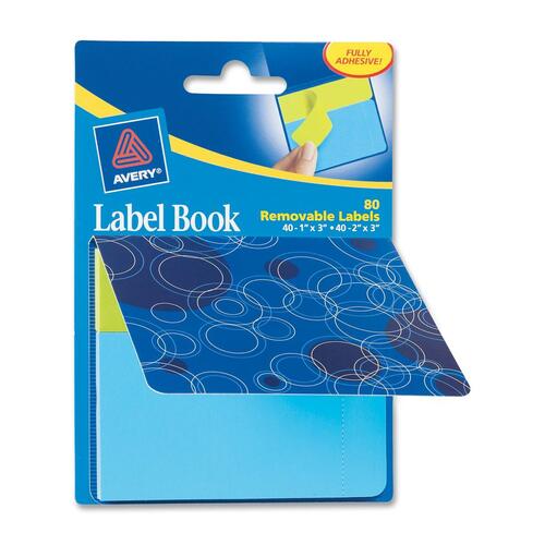 Avery Avery Blue Circles Label Book