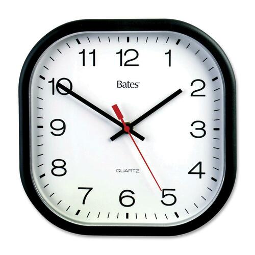 GBC 47220 GBC47220  CLOCK SQUARE THINLINE BLACK