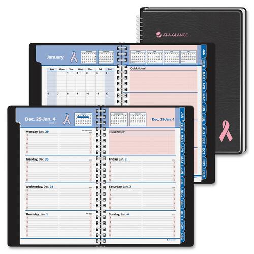 Day Runner QuickNotes Breast Cancer Appointment Book